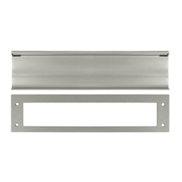 Patioplus Heavy Duty Mail Slot, Satin Nickel - Solid PA2667154 - main